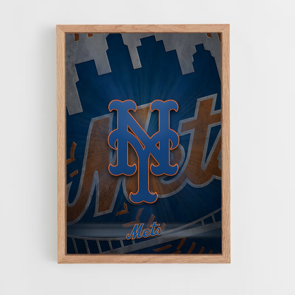 Poster Mets en Action – affiche Baseball (vue 4)